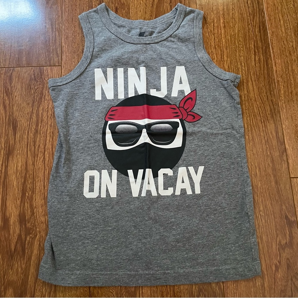4/$13 The Children’s Place Ninja Tank - Size Medium